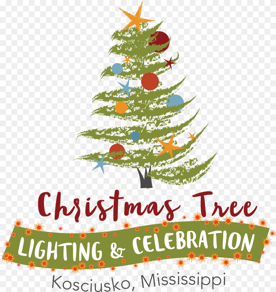 Christmas Tree Lighting Clipart, Plant, Christmas Decorations, Festival, Christmas Tree Free Png