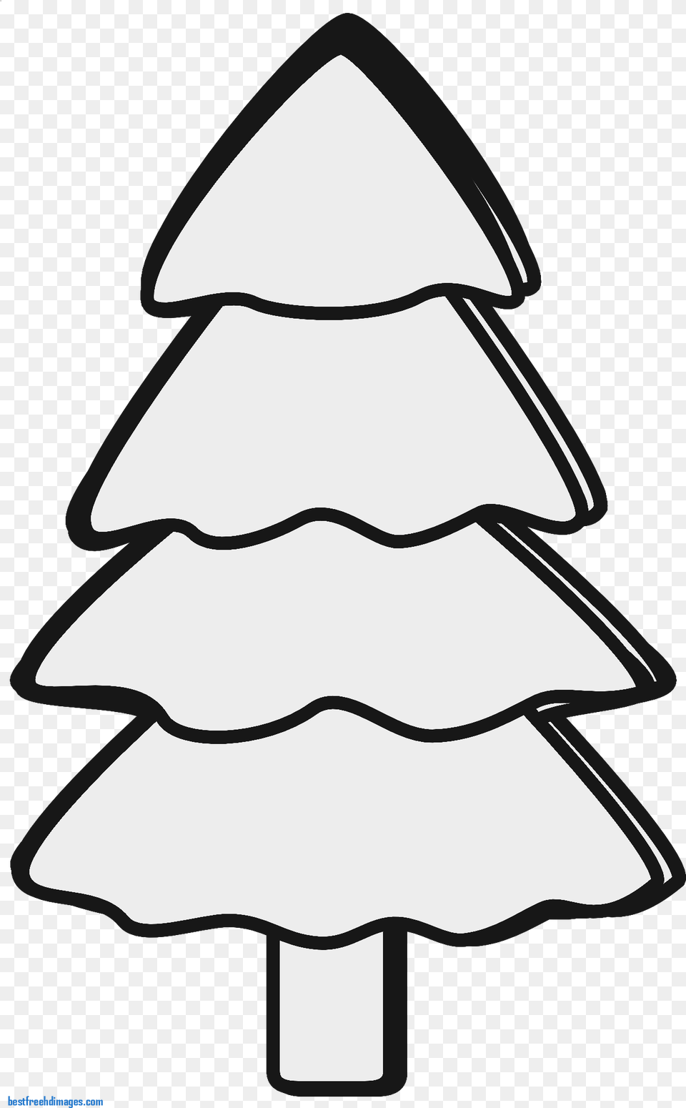 Christmas Tree Line Art Free Clip Christmas Tree Black And White Clipart, Bow, Weapon Png