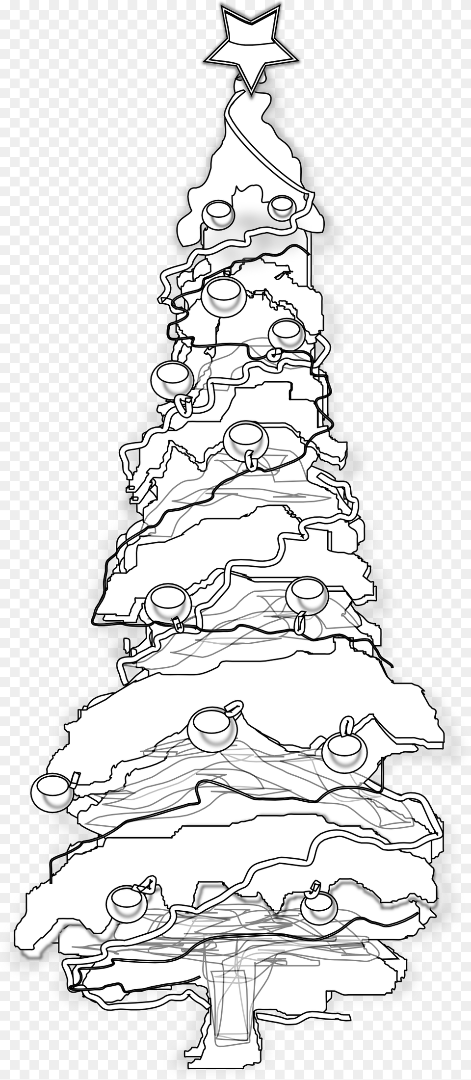 Christmas Tree Line Drawing New Calendar Template Site Christmas Tree, Christmas Decorations, Festival, Christmas Tree, Art Free Png