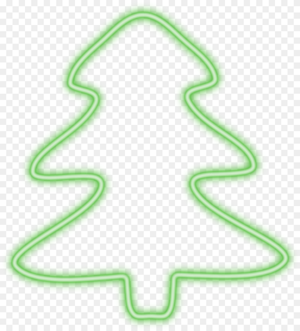 Christmas Tree Neon Herbaceous Christmas Neon Christmas Tree, Light, Smoke Pipe Free Png