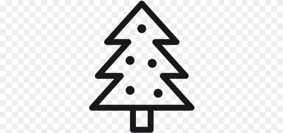 Christmas Tree Outline Christmas Tree, Triangle, Symbol, Christmas Decorations, Cross Png Image