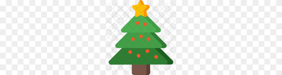 Christmas Tree Pine Xmas Celebration Decoration Icon, Christmas Decorations, Festival, Christmas Tree, Plant Png