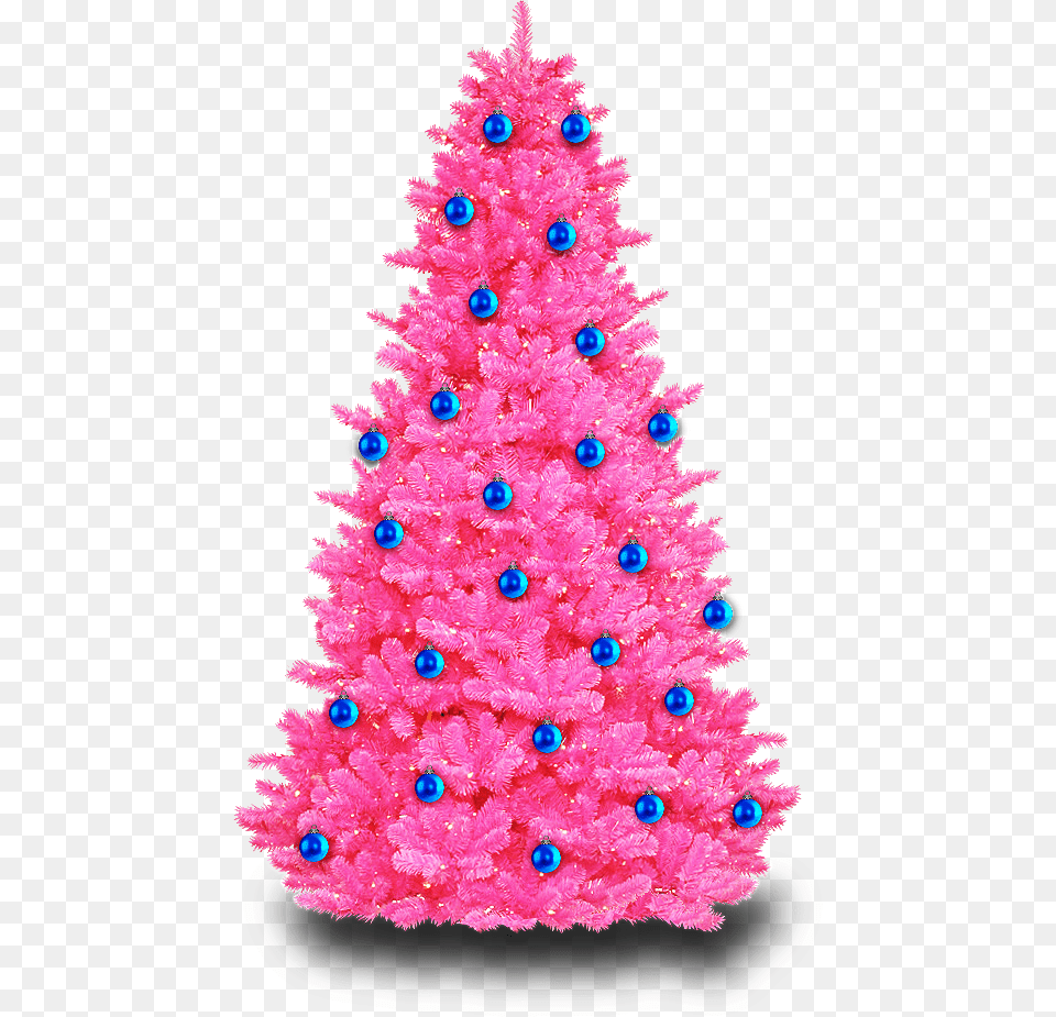 Christmas Tree Pink, Christmas Decorations, Festival, Plant, Teddy Bear Free Png Download