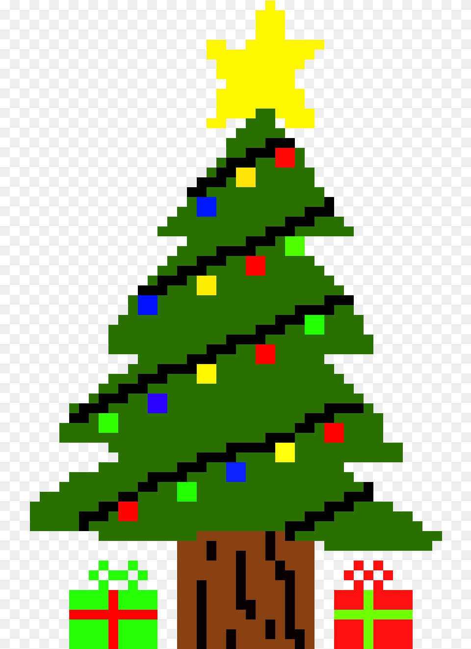 Christmas Tree Pixel Art Maker Christmas Tree, Plant, Christmas Decorations, Festival, Christmas Tree Free Png