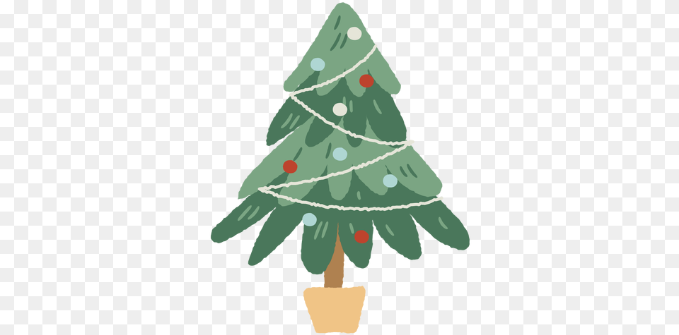 Christmas Tree Pot Indoor Decoration Transparent U0026 Svg For Holiday, Plant, Christmas Decorations, Festival, Christmas Tree Png Image