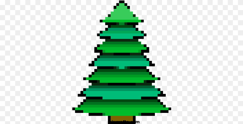 Christmas Tree Printable Pixel Art Christmas Tree, Green, Plant, Christmas Decorations, Festival Png Image