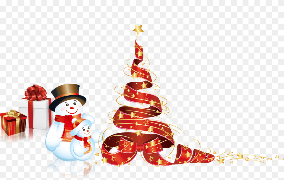 Christmas Tree Ribbon Icon Ribbon Christmas Tree, Outdoors, Nature, Winter, Snow Free Png Download