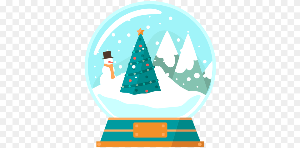 Christmas Tree Scene Snow Globe Transparent U0026 Svg New Year Tree, Christmas Decorations, Festival, Outdoors, Christmas Tree Free Png Download