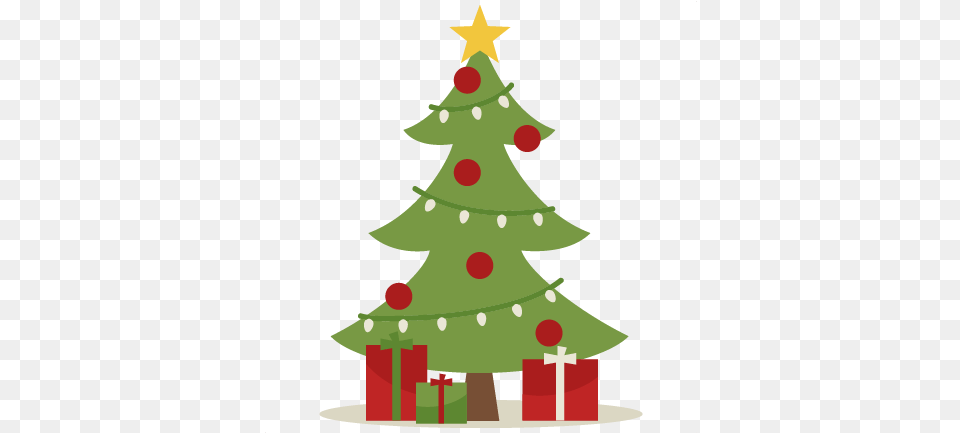 Christmas Tree Scrapbook Cut File Cute Clipart Files For Christmas Gift Cute Clipart, Christmas Decorations, Festival, Plant, Shark Free Transparent Png