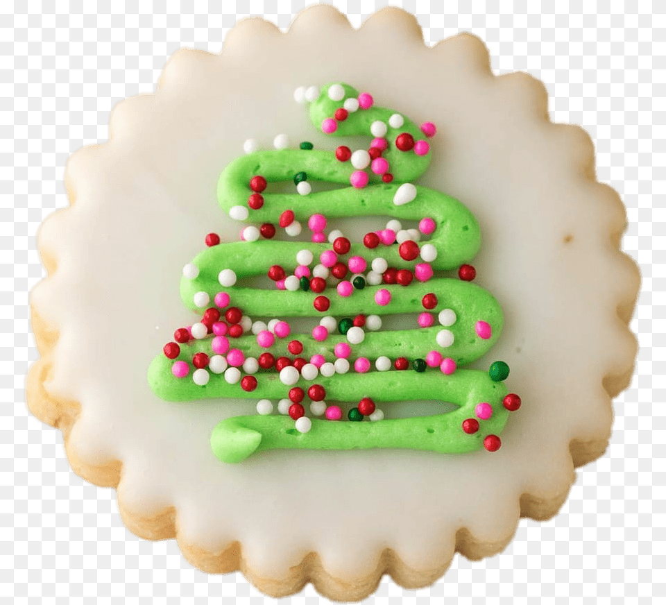 Christmas Tree Shortbread Christmas Cookie Ideas 2019, Birthday Cake, Cake, Cream, Dessert Free Png Download