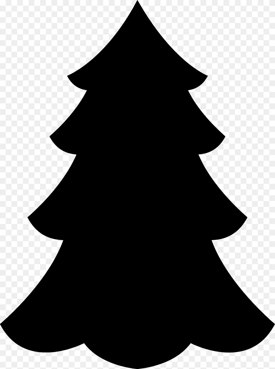 Christmas Tree Silhouette, Adult, Wedding, Person, Woman Free Transparent Png