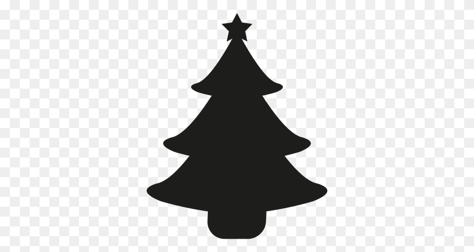 Christmas Tree Silhouette, Adult, Wedding, Person, Festival Free Png Download