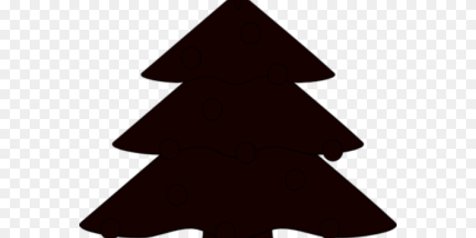 Christmas Tree Silhouette Black And White Christmas Tree Vector, Christmas Decorations, Festival Free Png Download