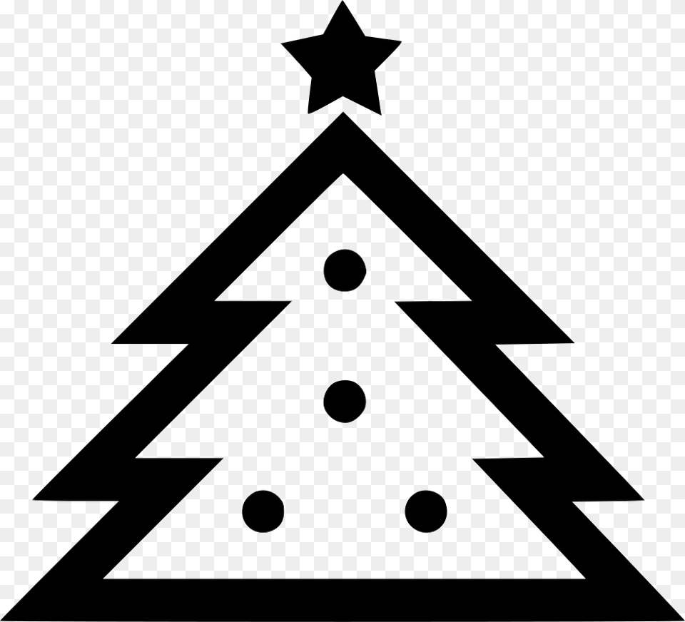 Christmas Tree Silhouette Christmas Tree Svg, Triangle, Star Symbol, Symbol, Stencil Free Png