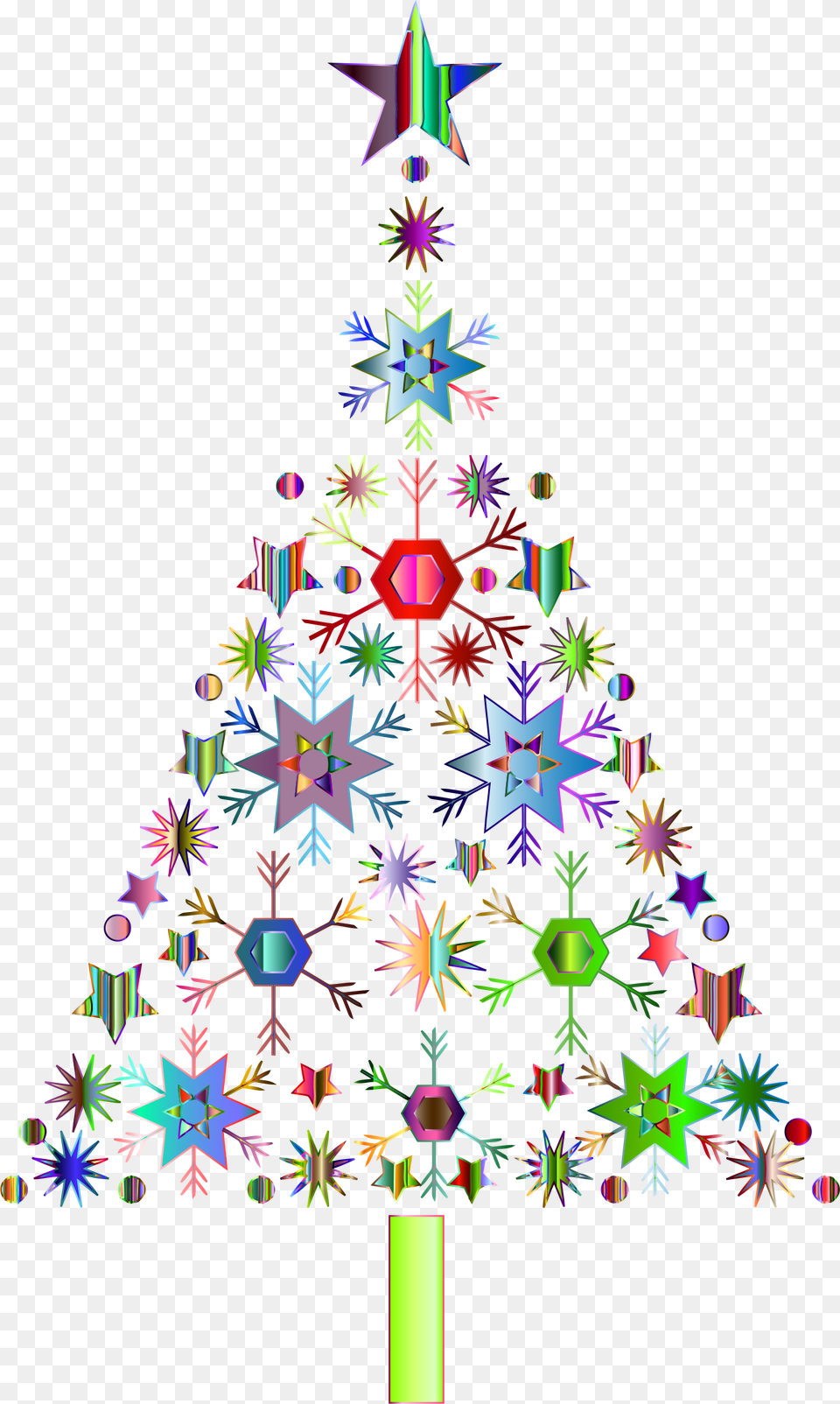 Christmas Tree Snowflake Christmas Decoration Clip Transparent Background Transparent Christmas Tree, Christmas Decorations, Festival, Christmas Tree Png