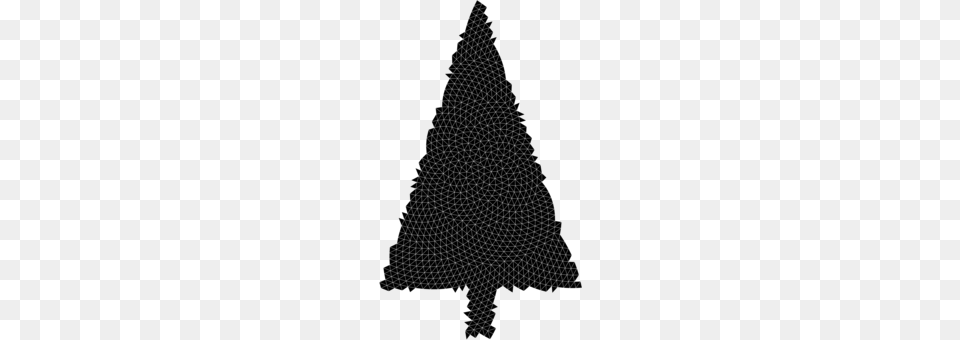 Christmas Tree Spruce Christmas Day Christmas Ornament Fir Triangle, Silhouette Free Png