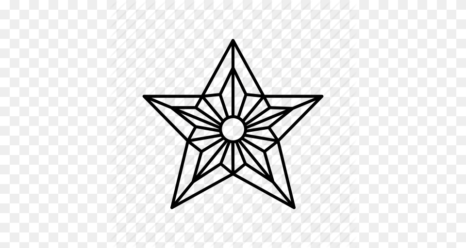 Christmas Tree Star Hanging Star Origami Star Outline Star, Star Symbol, Symbol Free Png Download