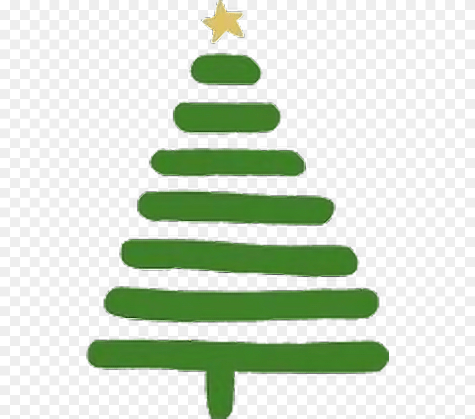 Christmas Tree Star Holiday Christmas Ornament, Green Free Png Download