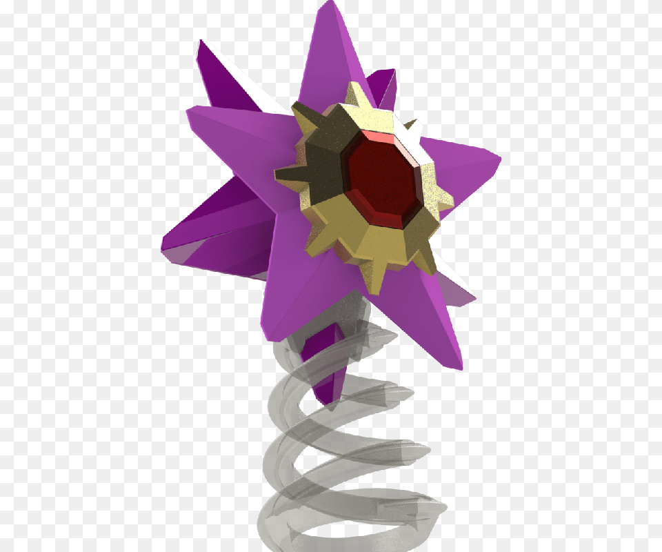 Christmas Tree Star I Designed In Solidworks And 3d Origami, Purple, Coil, Spiral, Person Free Png