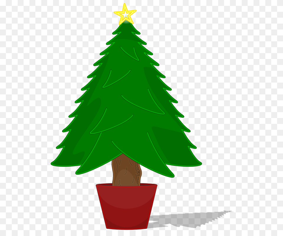 Christmas Tree Stock Photo Illustration Of A Christmas, Plant, Christmas Decorations, Festival, Shark Free Png Download