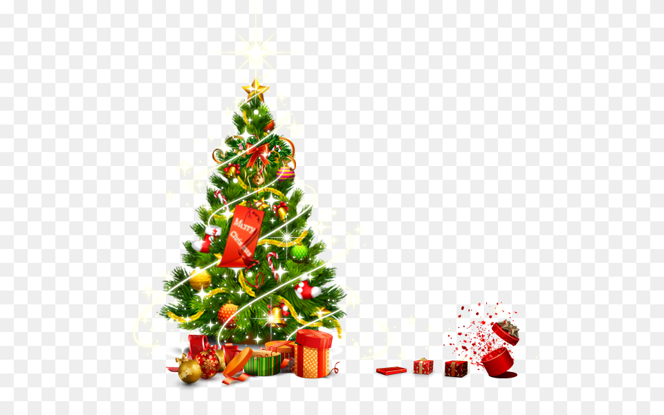 Christmas Tree Vector, Christmas Decorations, Festival, Plant, Christmas Tree Free Png Download
