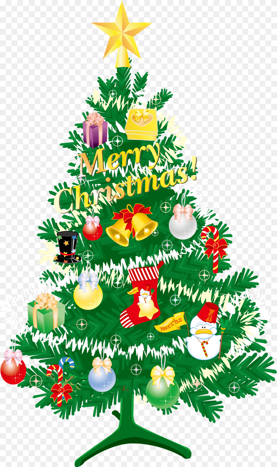 Christmas Tree Vector Animated Decorated Christmas Tree, Christmas Decorations, Festival, Plant, Christmas Tree Png