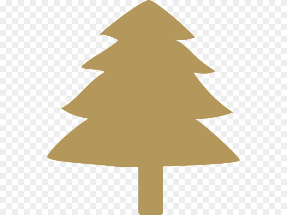 Christmas Tree Vector Brown Christmas Tree Clipart, Animal, Fish, Sea Life, Shark Free Png Download
