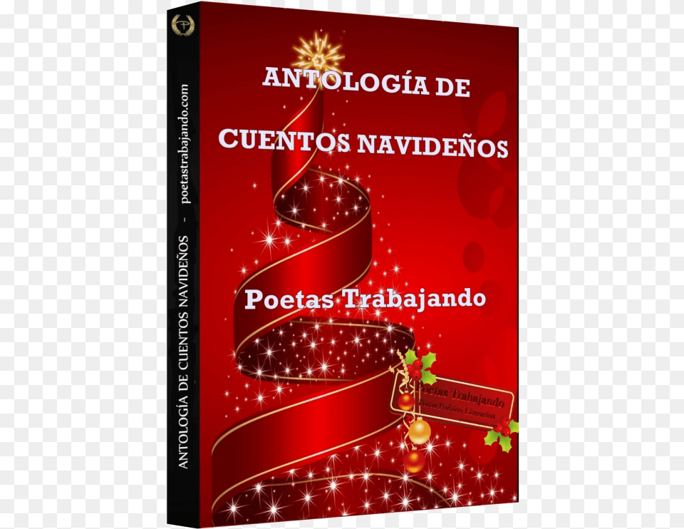 Christmas Tree Wallpaper Red, Book, Publication, Advertisement Free Transparent Png