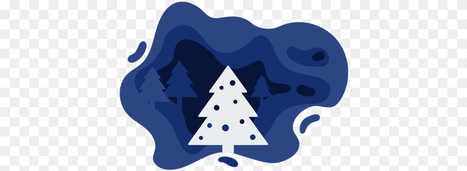Christmas Tree Winter Papercut New Year Tree, Triangle, Baby, Person, Lighting Free Transparent Png