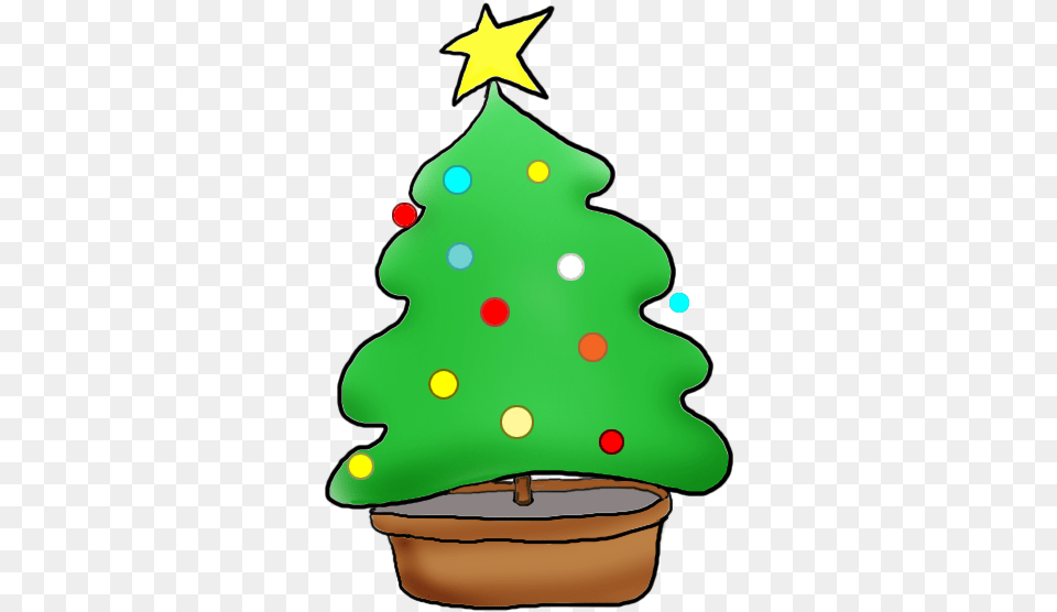 Christmas Tree With Decorations Christmas Tree Christmas Tree Clip Art, Plant, Christmas Decorations, Festival, Christmas Tree Free Png