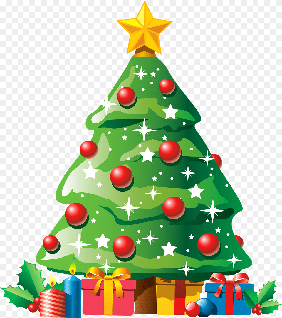 Christmas Tree With Gifts Clipart Christmas Tree Presents Clip Art, Birthday Cake, Food, Dessert, Cream Png