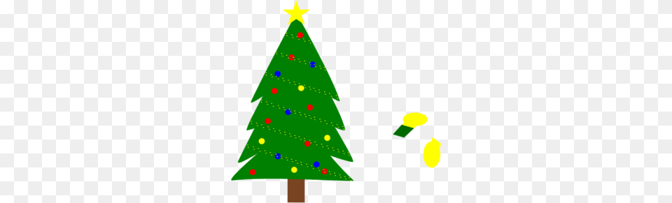 Christmas Tree With Lights Clipart, Christmas Decorations, Festival, Plant, Christmas Tree Free Transparent Png