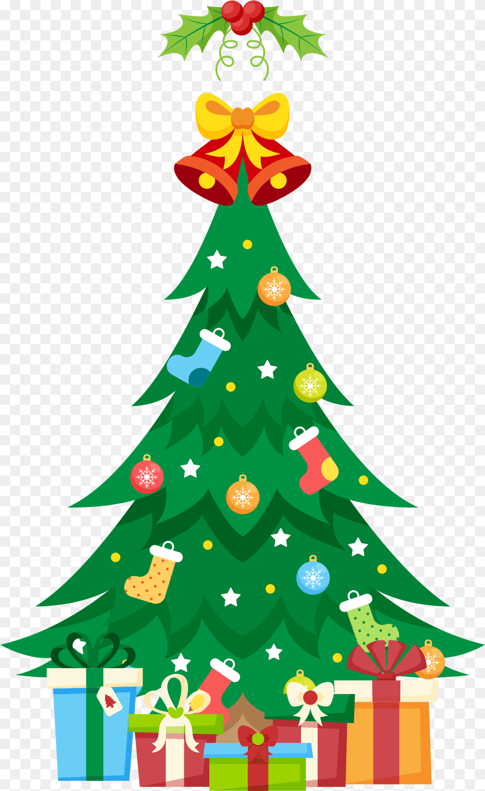 Christmas Tree With Presents Clipart Christmas Tree Clipart, Festival, Christmas Decorations, Christmas Tree, Plant Free Transparent Png