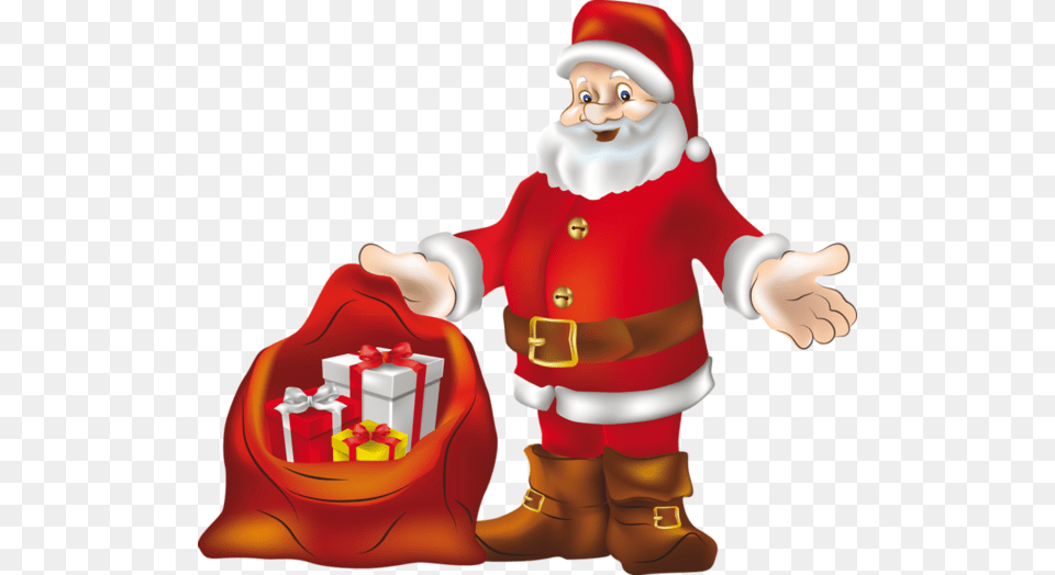 Christmas Tree With Santa Claus Santa Claus Images In Transparent Background, Elf, Baby, Person Png