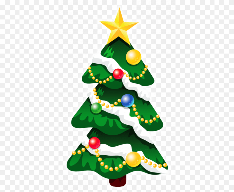 Christmas Tree With Snow Clipart, Christmas Decorations, Festival, Christmas Tree, Nature Free Png Download