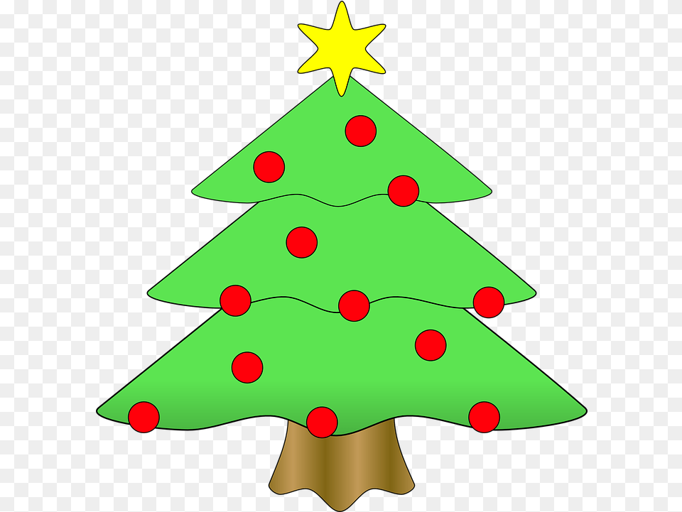 Christmas Tree Xmas Fir Vector Graphic On Pixabay Christmas Tree Clipart, Star Symbol, Symbol, Christmas Decorations, Festival Free Transparent Png