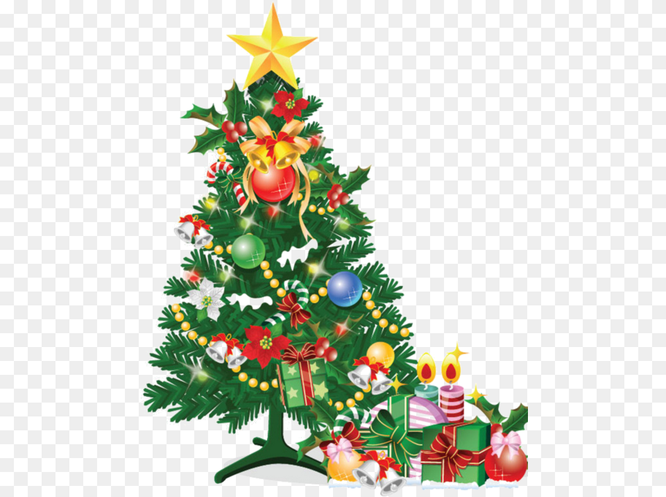 Christmas Trees Vector, Christmas Decorations, Festival, Christmas Tree, Plant Free Png