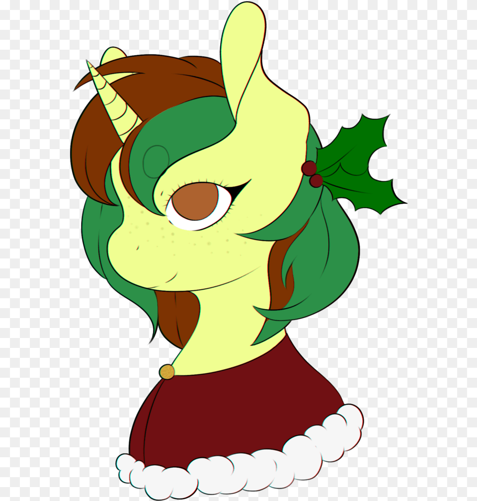 Christmas Unicorn Transparent Background Artist Cartoon, Elf, Baby, Person, Art Png Image