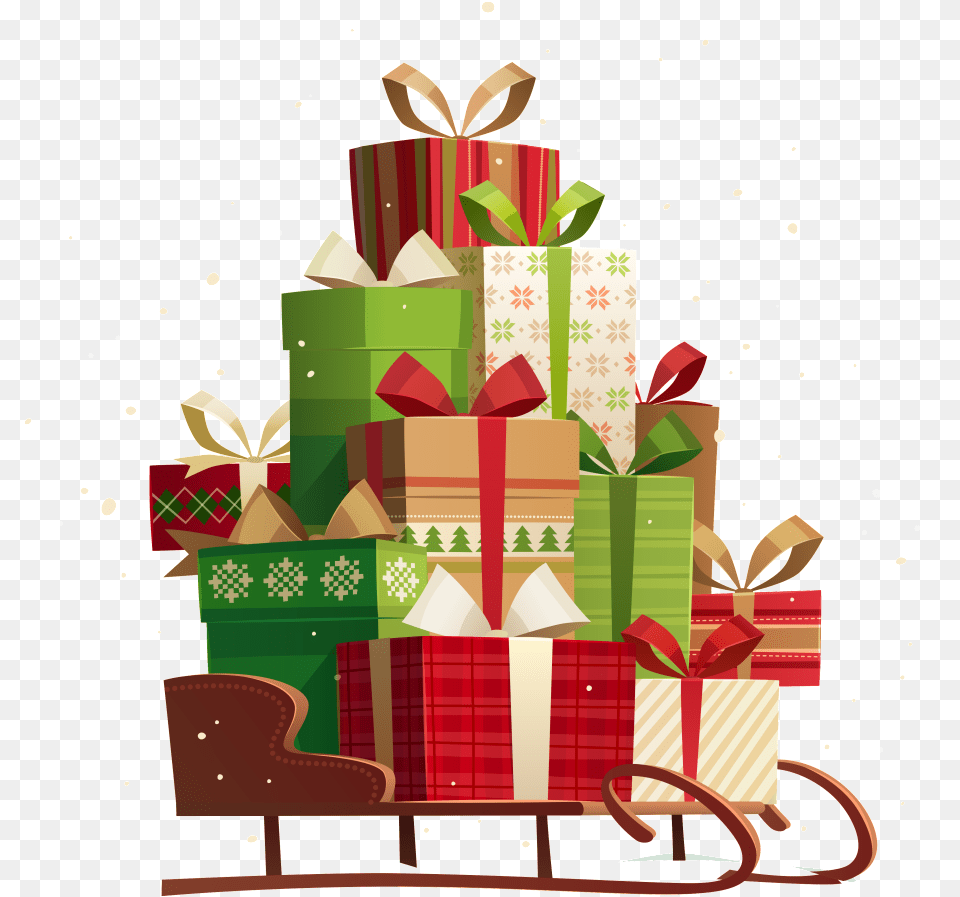 Christmas Various Gift Drop And Shop Kids Christmas Png