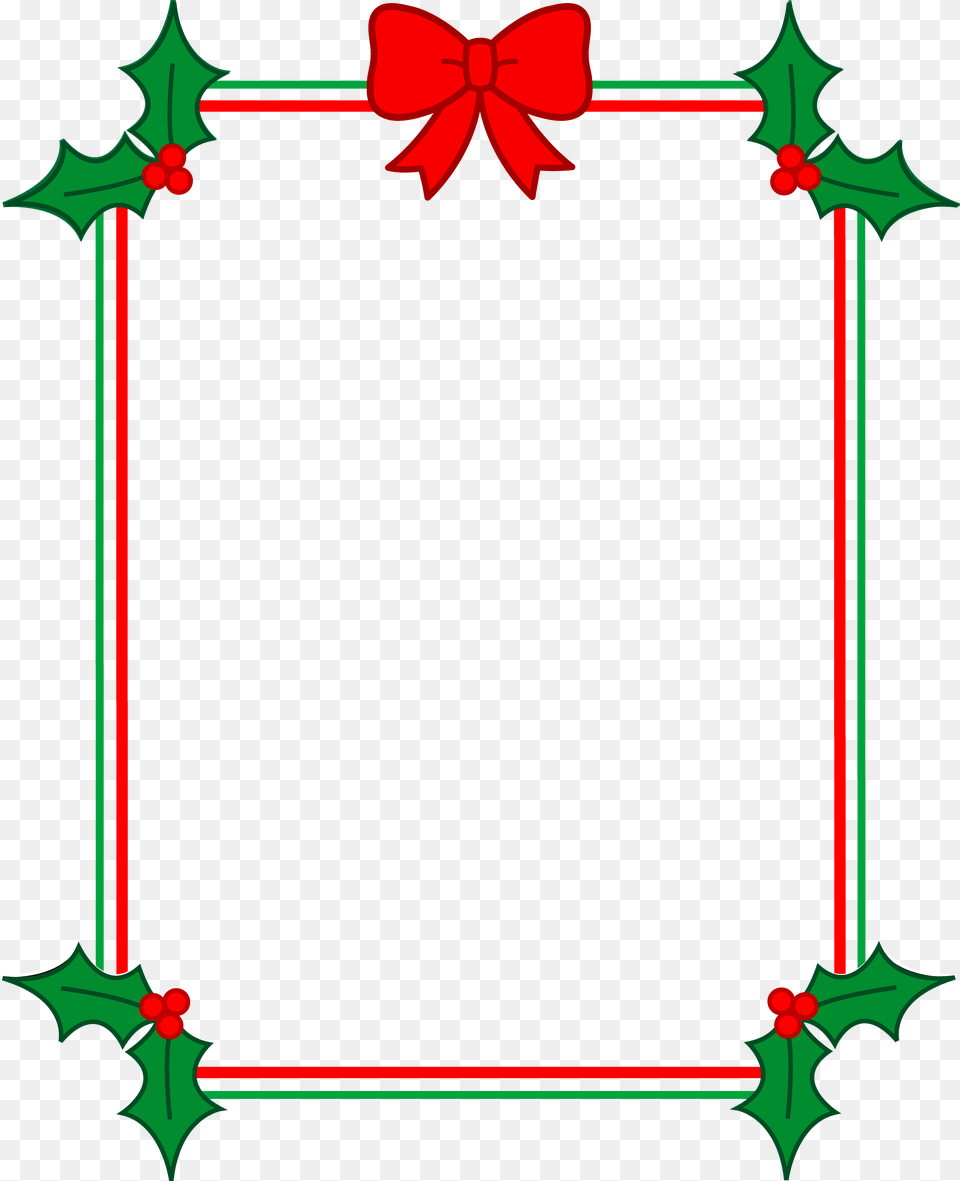 Christmas Vector Border, Bow, Weapon Free Png Download