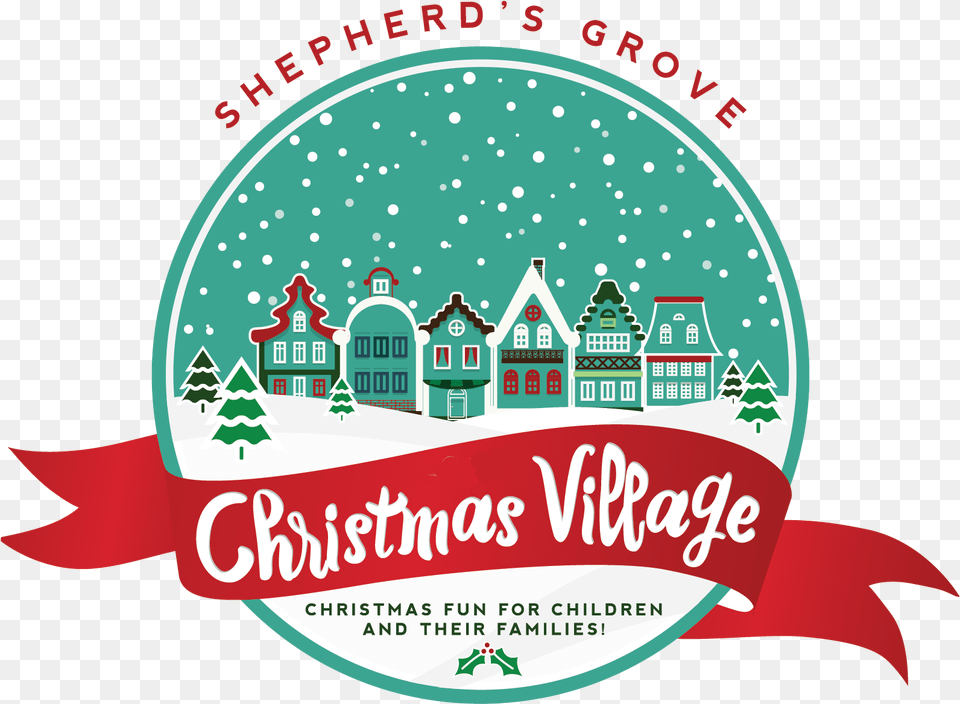 Christmas Village Returns To Shepherd39s Grove Christmas Village Logo, Disk, Advertisement, Neighborhood Free Png Download