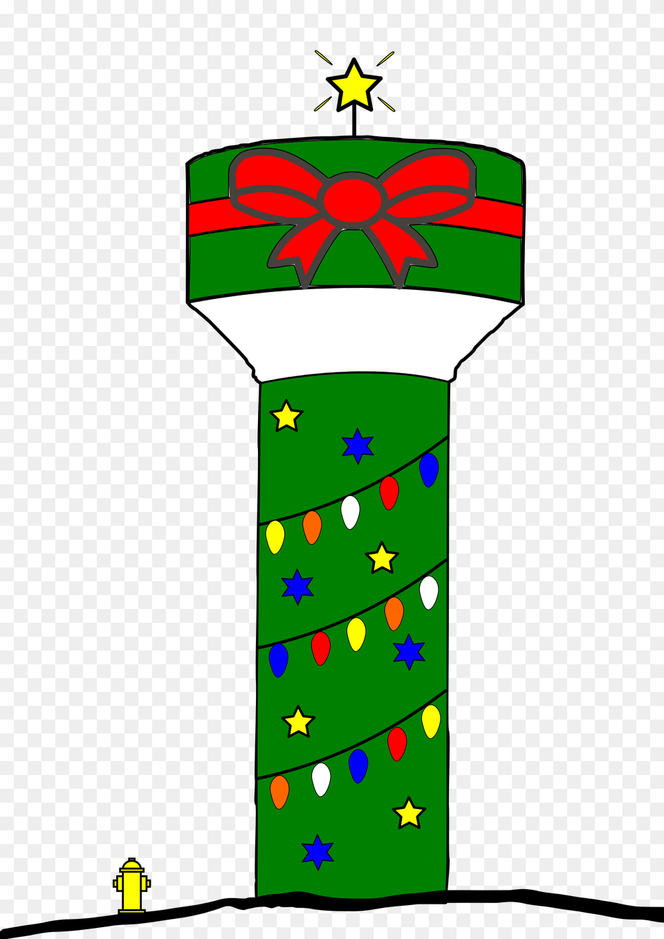 Christmas Water Tower, Dynamite, Weapon, Architecture, Building Png