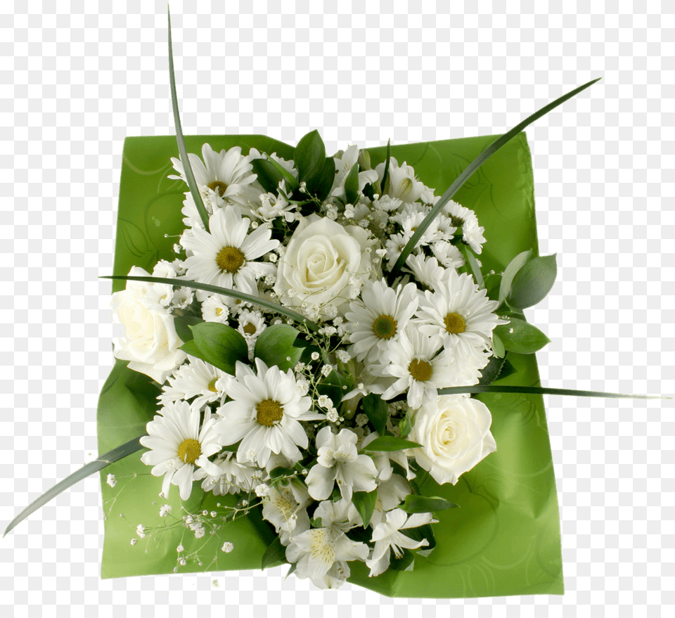 Christmas Wedding Bouquets White Daisies Roses Gypsophila Bouquet, Flower, Flower Arrangement, Flower Bouquet, Plant Png