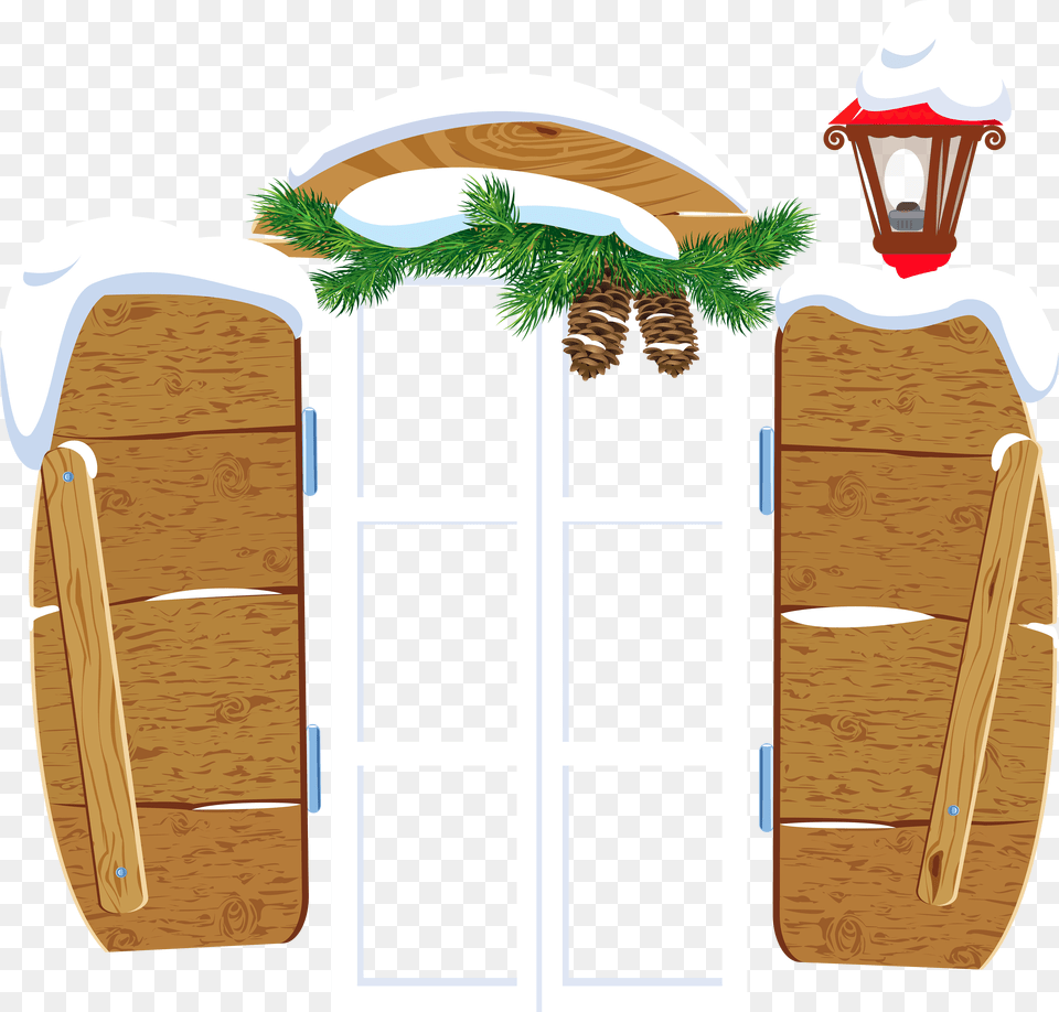 Christmas Window Clip Art Transparent Christmas Window Christmas Window Clipart, Door, Brick, Architecture, Housing Png Image