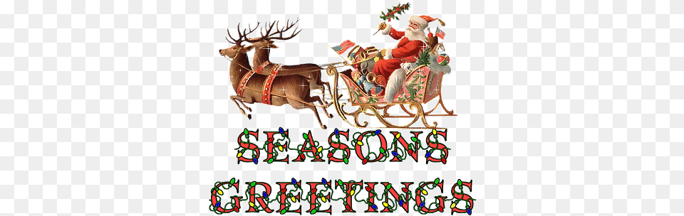 Christmas Wishes Animated Images Gifs Pictures Seasons Greetings 2020 Gif, Animal, Deer, Mammal, Wildlife Free Transparent Png