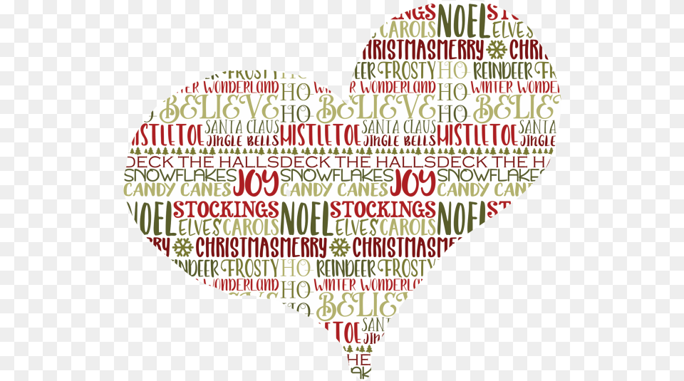 Christmas Word Art Heart Stock Photo Public Lovely, Person, Text Png Image