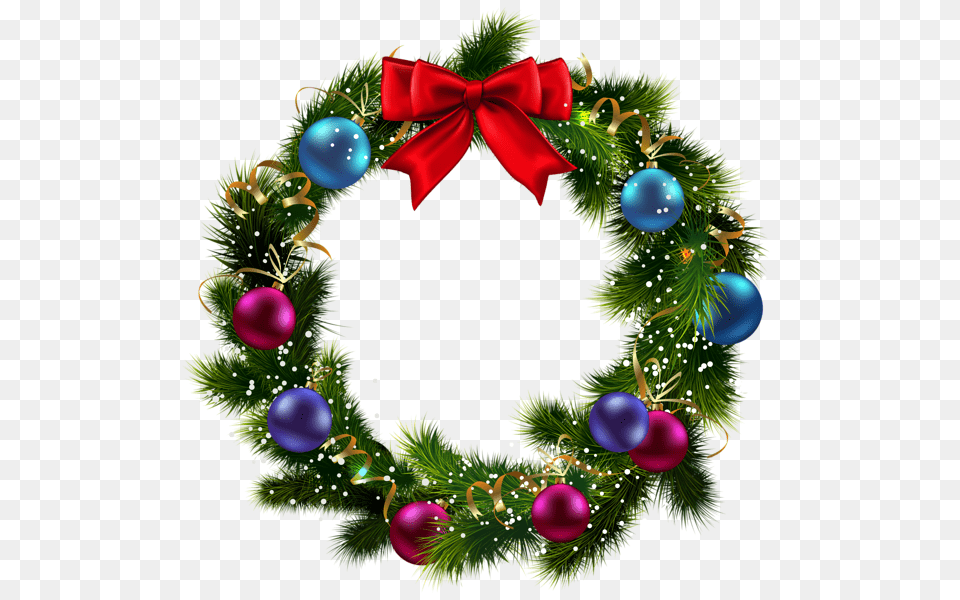 Christmas Wreath, Balloon Free Transparent Png