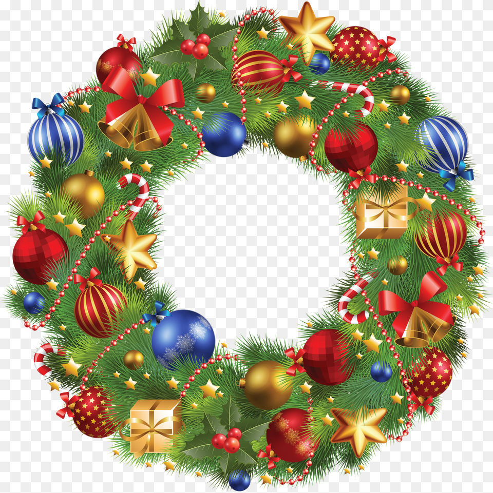 Christmas Wreath Free Png Download