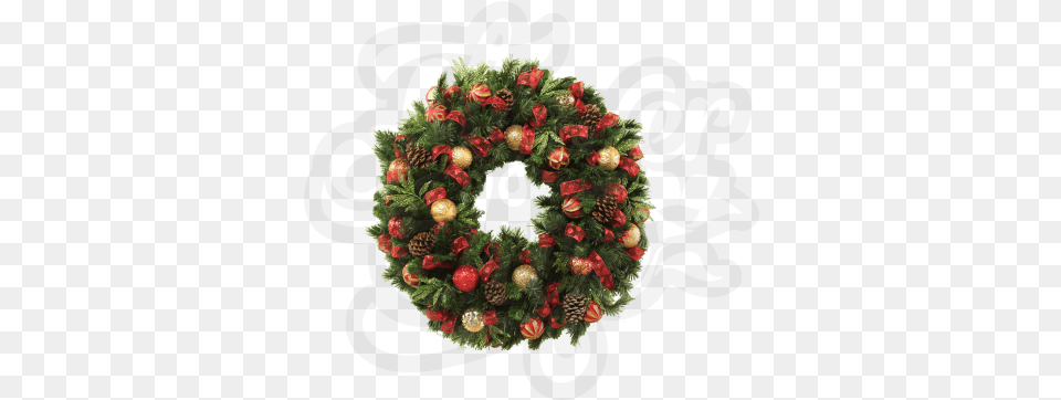 Christmas Wreath 36 Inch Wreath, Plant Free Png