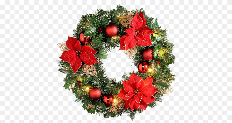 Christmas Wreath, Plant Free Png